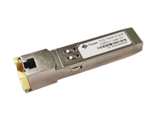 comprare Trasmettitore in rame a scarico caldo SFP RJ45 3.3V ad alta velocità TCS-TGD0-01DCR fabbricazione online